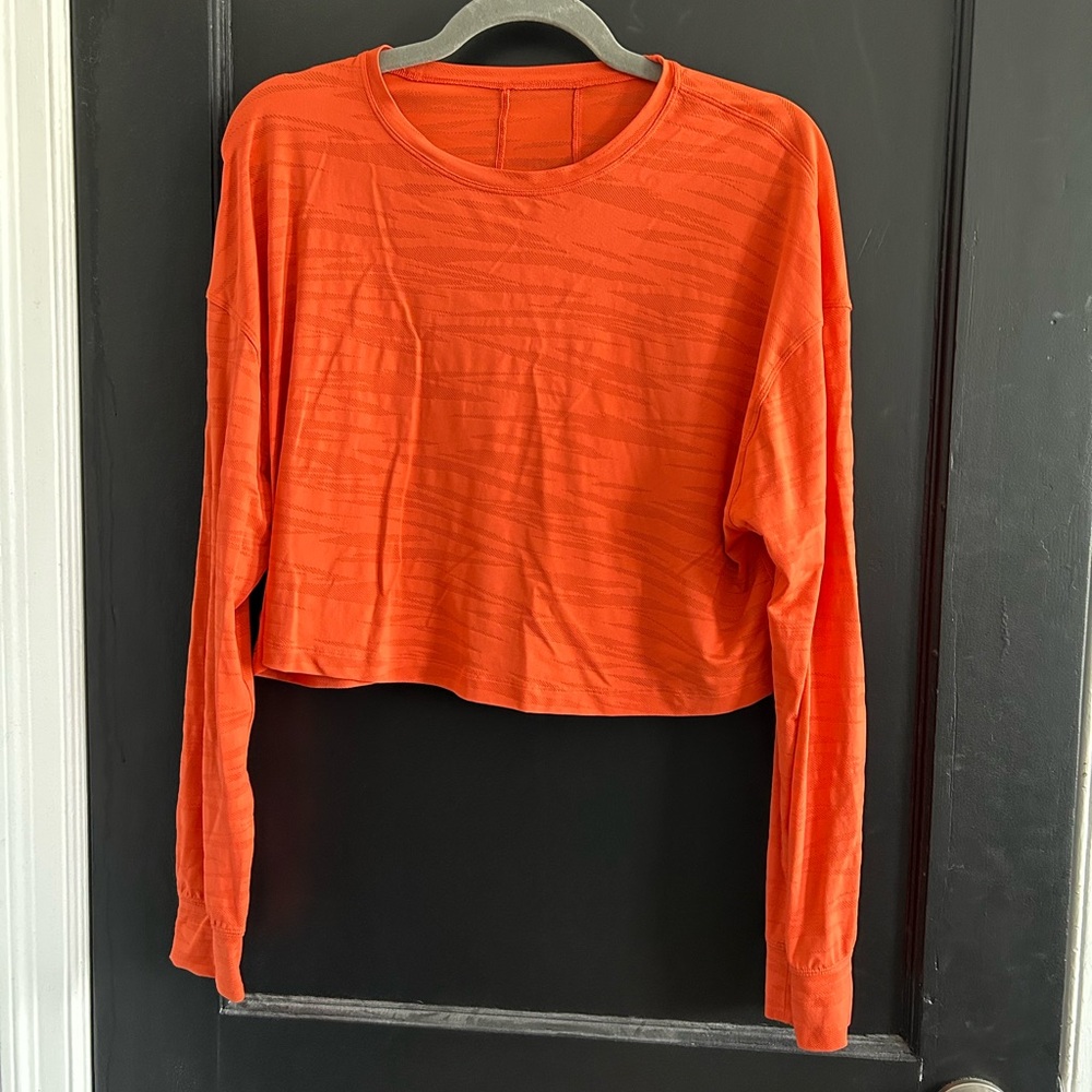 lululemon Muscle Love Long Sleeve- Tiger Mesh